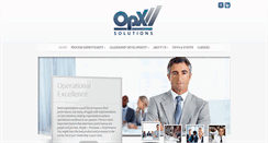 Desktop Screenshot of opxsolutionsllc.com